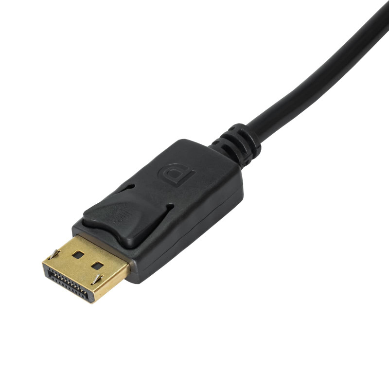Akyga AK-AD-11 keitiklis-adapteris su kabeliu DisplayPort kištukas – HDMI lizdas, 15 cm, juodas