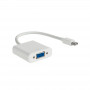 Akyga AK-AD-39 Mini DisplayPort (M) į VGA (F) adapterio kabelis, 15 cm, baltas