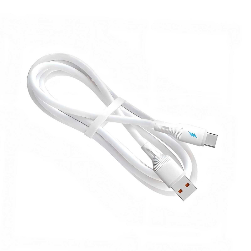 Akyga AK-USB-59 USB-A (M) – USB-C (M) kabelis, USB 2.0, 1 m, silikoninis