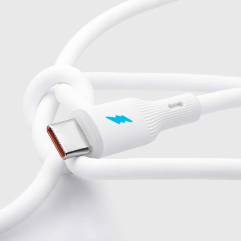 Akyga AK-USB-59 USB-A (M) – USB-C (M) kabelis, USB 2.0, 1 m, silikoninis