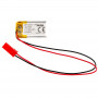 Akyga AKY0472 LP301525 Li-Po akumuliatorius 3,7 V 85 mAh su PCM, JST 2,54 mm 2 kontaktų jungtimi, 150 mm laidais