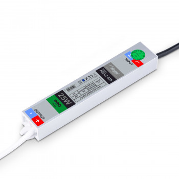 Akyga AK-L2-025 hermetiškas impulsinis LED maitinimo šaltinis 12 V, 2 A, 25 W, IP67