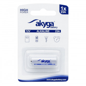 Akyga AKY2101 23A (8LR932) šarminė baterija 12 V 48 mAh, 1 vnt. (blisteris)
