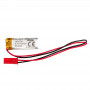 Akyga AKY0474 LP401230 Li-Po akumuliatorius 3,7 V 110 mAh su PCM, JST 2,54 mm 2 kontaktų jungtis, 150 mm laidai