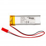 Akyga AKY0655 LP602158 Li-Po akumuliatorius 3,7 V 750 mAh su PCM, JST 2,54 mm 2 kontaktų jungtis, 150 mm laidai