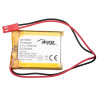 Akyga AKY0659 LP783442 Li-Po akumuliatorius 3,7 V 1150 mAh su PCM, JST 2,54 mm 2 kontaktų jungtimi, 150 mm laidais