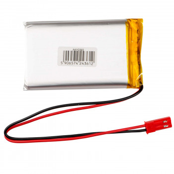 Akyga AKY0393 LP903759 Li-Po akumuliatorius 3,7 V 2200 mAh su PCM, JST 2,54 mm 2 kontaktų jungtimi, 150 mm laidais