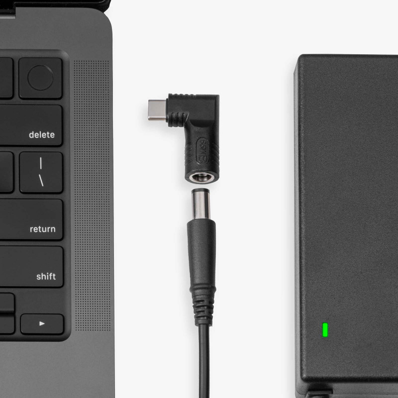 Akyga AK-ND-D05 DC 6,3 x 3,0 mm – USB-C PD adapteris nešiojamojo kompiuterio įkrovikliui, 65 W