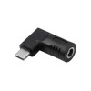Akyga AK-ND-D09 DC 5,5 x 3,0 mm + kaištis – USB-C PD adapteris nešiojamojo kompiuterio įkrovikliui, 65 W, skirtas HP