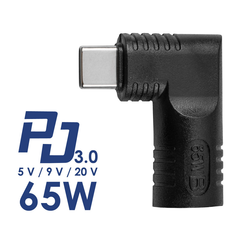Akyga AK-ND-D15 DC 2,5 x 0,7 mm – USB-C PD adapteris nešiojamojo kompiuterio įkrovikliui, 65 W