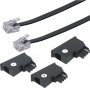Schwaiger TAL6306533 telefono kabelis, universalus, 6 m ilgio, RJ-11, juodas