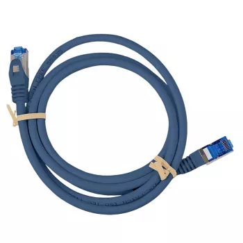 LogiLink CP4036S Cat.6A CCA S/FTP LSZH patch kabelis, 1 m, mėlynas