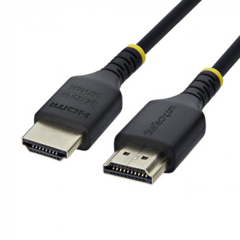 StarTech.com HDMI21-CBL-SLIM-50C plonas HDMI 2.1 kabelis, 50 cm, juodos spalvos