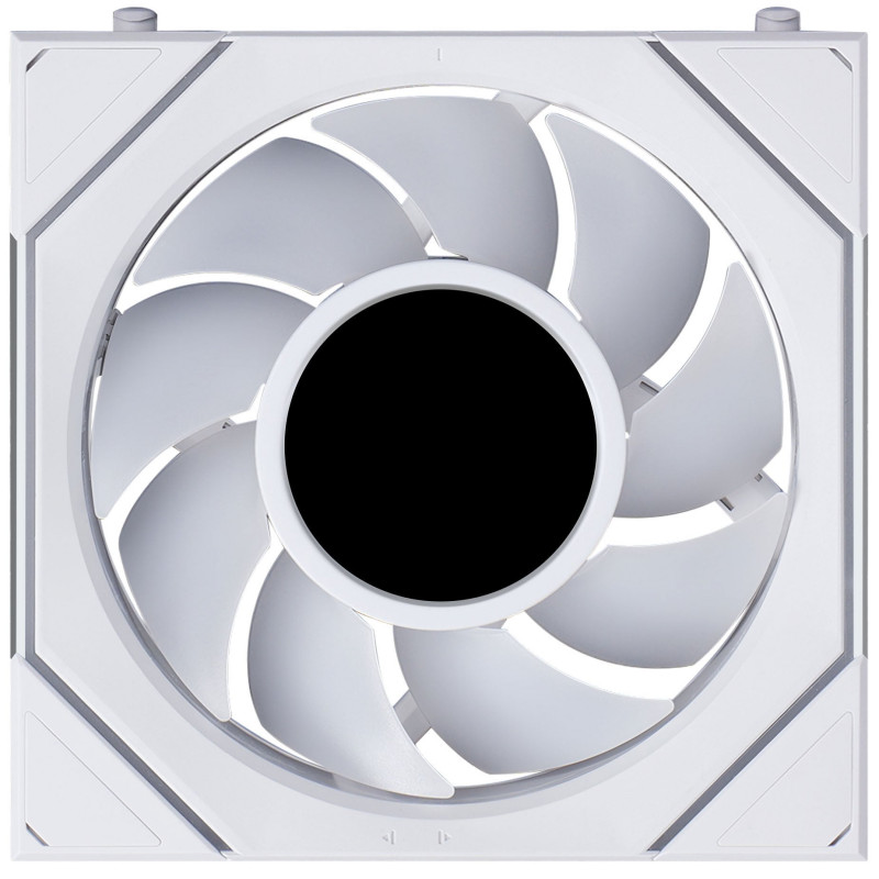 Lian Li UNI FAN SL-INF 120 FLEX LCD Wireless ventiliatorius kompiuterio korpusui, ARGB ir LCD, 120 mm, baltas