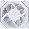 Lian Li UNI FAN SL-INF 120 FLEX LCD Wireless ventiliatorius kompiuterio korpusui, ARGB ir LCD, 120 mm, baltas