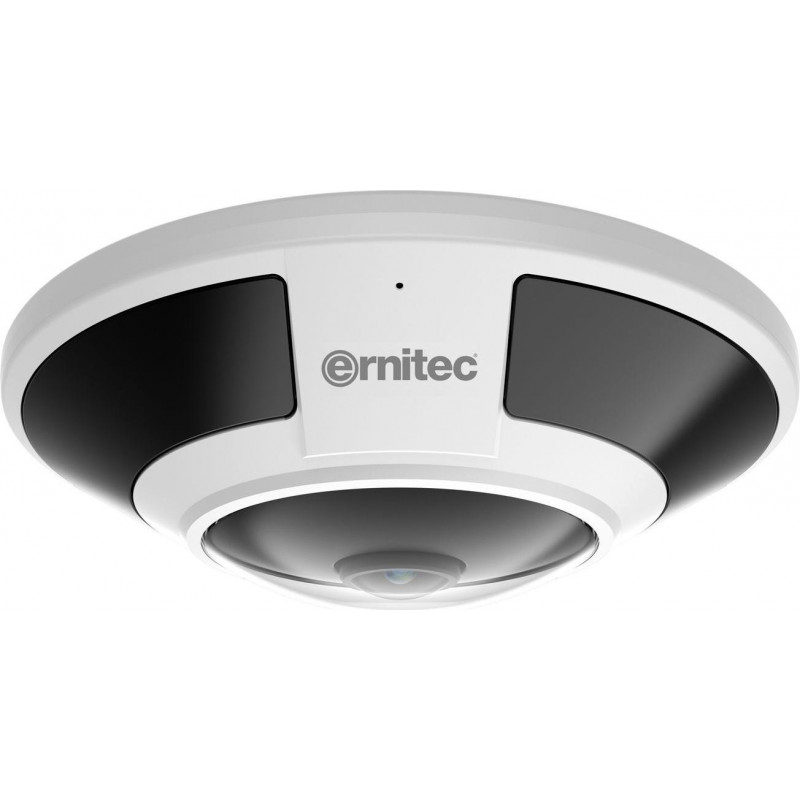 Ernitec Saturn Pro 12MP žuvies akies saugumo kamera, 15 m, PoE, IP66, IK10, NDAA
