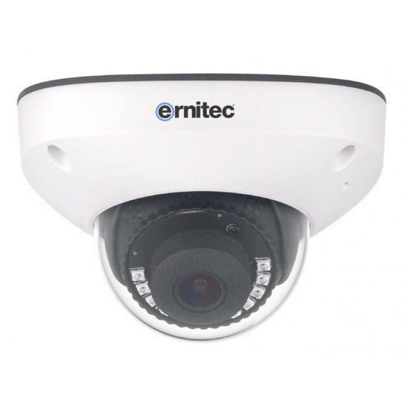 Ernitec Pluto 5MP mini kupolo formos saugumo kamera, PoE, IP66, NDAA