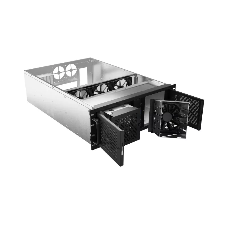 Lanberg SC01-6504-12B serverinis korpusas, E-ATX 650/12, 19 colių, 4U