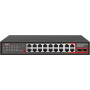 Getfort GF-120G-16P-240 tinklo PoE komutatorius, 16 x 10/100 PoE + 2 x GE + 2 x SFP, 240 W