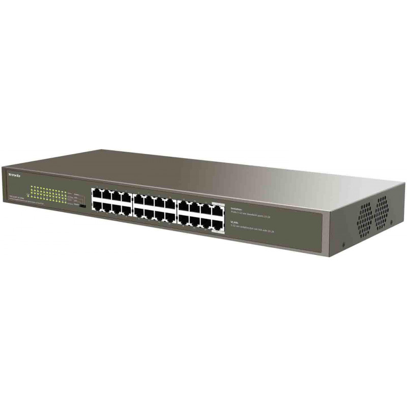 Tenda TEG1124P-24-250W nevaldomas PoE komutatorius, 24 prievadai, 250 W