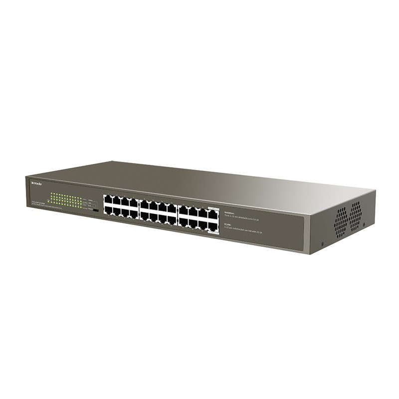 Tenda TEG1124P-24-250W nevaldomas PoE komutatorius, 24 prievadai, 250 W