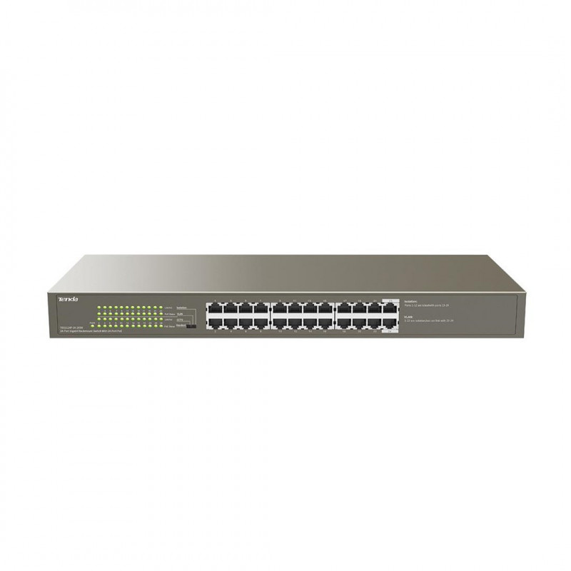 Tenda TEG1124P-24-250W nevaldomas PoE komutatorius, 24 prievadai, 250 W