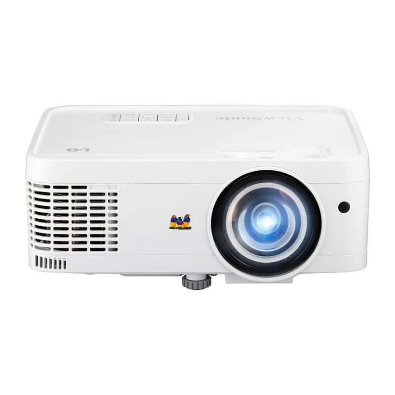ViewSonic LSD300W-ST DLP projektorius su trumpu projekcijos atstumu, 3300 ANSI liumenų, WXGA (1280x800), baltas