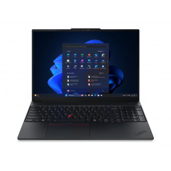 Lenovo ThinkPad E16 Gen 3 22AY00A5GE nešiojamasis kompiuteris su 16 colių WUXGA ekranu, Intel Core Ultra 5 236V, 16 GB RAM, 512 GB SSD, Windows 11 Pro (DE)