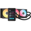 Corsair iCUE LINK TITAN II 360 RX LCD skysčio aušintuvas „viskas viename“, 360 mm, RGB, juodas, CW-9061045-WW