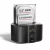 Axagon ADSA-SC prijungimo stotelė 2,5/3,5 colio SATA diskams, USB-C 5 Gbps, su klonavimo funkcija