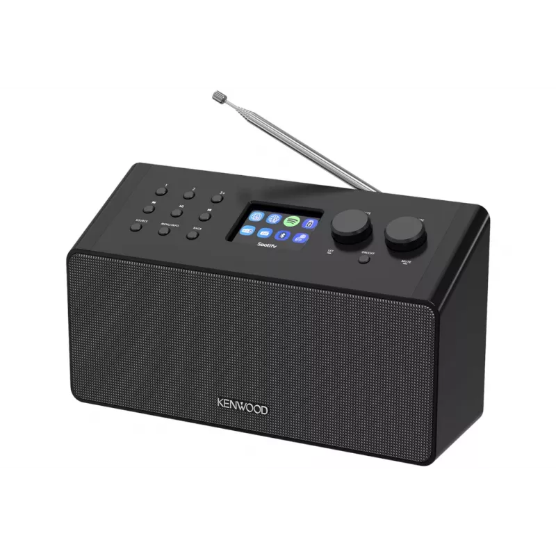Kenwood CR-ST90S-B SmartRadio – interneto radijo imtuvas su DAB ir Bluetooth, juodas