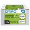 DYMO 2093095 LabelWriter lipnios etiketės įvairiems tikslams, 32 x 57 mm, 12 ritinių, baltos