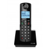 Alcatel S280 EWE juodas DECT belaidis telefonas su laisvų rankų režimu