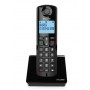 Alcatel S280 EWE juodas DECT belaidis telefonas su laisvų rankų režimu