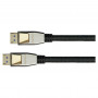 Good Connections Python DP20-PY010 DisplayPort 2.0 jungiamasis kabelis, nailoninis pynimas, juodas, 1 m