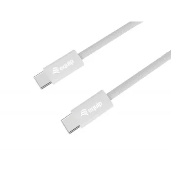 Equip 128842 USB-C į USB-C 2.0 kabelis, 3 A, PD 60 W, 1 m, baltas