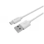 Equip 128847 USB-A į USB-C 2.0 kabelis, 3 A, 1 m, baltas
