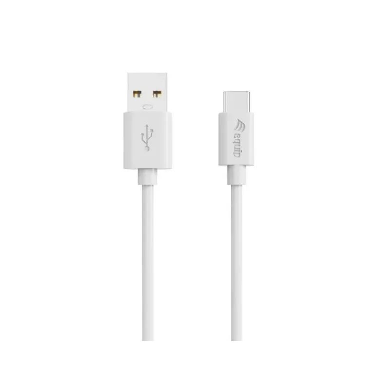 Equip 128847 USB-A į USB-C 2.0 kabelis, 3 A, 1 m, baltas