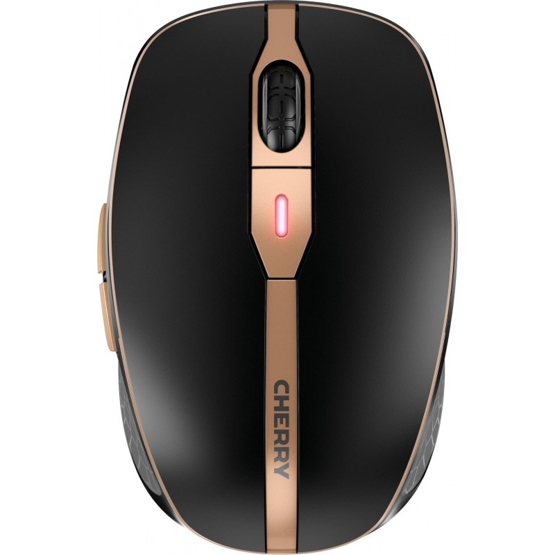 Cherry DW 9100 SLIM klaviatūros ir pelės rinkinys, belaidis RF + Bluetooth, AZERTY (belgiška), juodas