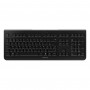 Cherry KW 3000 belaidė stalinė klaviatūra, 2,4 GHz, AZERTY (prancūziška), juoda