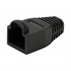 LogiLink MP0064 RJ45 jungčių apsauginiai antgaliai 6,5 mm, juodi, CAT6A (50 vnt.)
