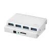 LogiLink UA0421 USB 3.0 šakotuvas, 4 jungtys, su maitinimo blokeliu