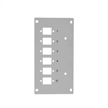 LogiLink FB5002 šviesolaidinė priekinė panelė, 6 LC-D / 6 SC-S, suvirinimo skirstytuvui