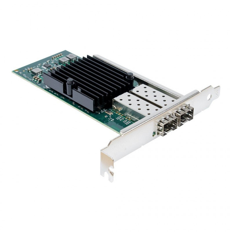 Inter-Tech ST-723 tinklo plokštė, PCIe x8, dvigubas SFP+, 10 Gbit/s