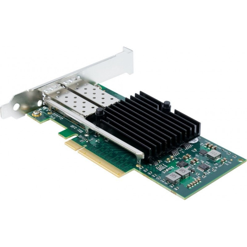 Inter-Tech ST-723 tinklo plokštė, PCIe x8, dvigubas SFP+, 10 Gbit/s