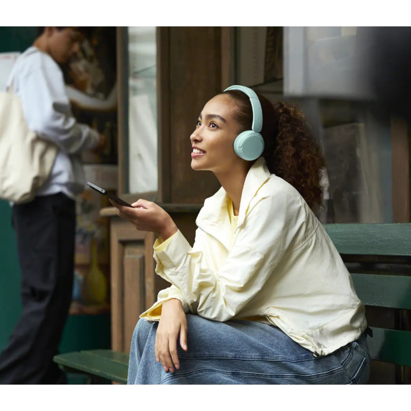 Sony WH-CH530 Bluetooth belaidės ausinės, mėtinė spalva