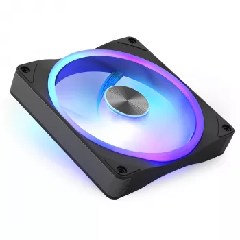 NZXT F140U Ultra RGB ventiliatorius korpusui, 140 mm, juodos spalvos, RF-E14US-BA