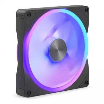 NZXT F140U Ultra RGB ventiliatorius korpusui, 140 mm, juodos spalvos, RF-E14US-BA