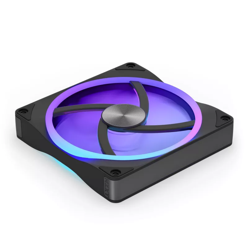 NZXT F140U Ultra RGB ventiliatorius korpusui, 140 mm, juodos spalvos, RF-E14US-BA
