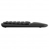 Logitech Wave Keys 920-012289 belaidė ergonominė klaviatūra su 2,4 GHz ir Bluetooth ryšiu, Šveicarijos (CH) klavišų išdėstymas, grafito
